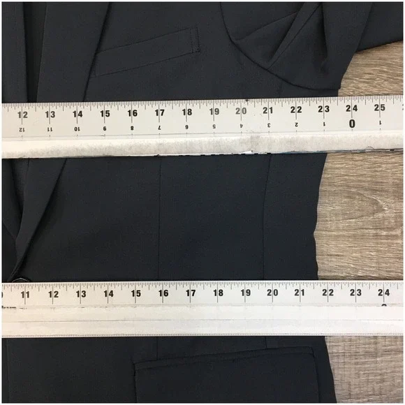 &COLLAR Mens‎ Blazer Sport Coat Casual Jacket Size 46 Performance Suit Stretch